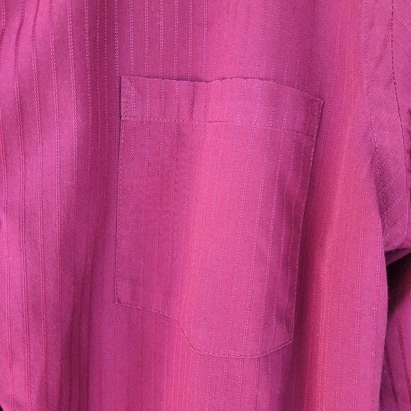 Men's Van Heusen Ultra Wrinkle Free Regular Fit Dress Shirt Sz XL - Picture 7 of 9